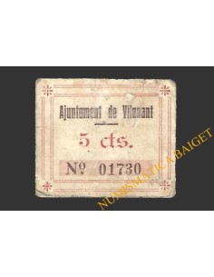 VILANANT (Girona)  5 cèntims 1937 