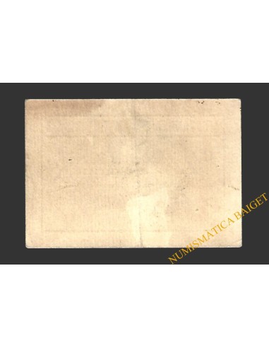 VILANOVA DE SAU (Barcelona) 1 pesseta 30 de maig del  1937 