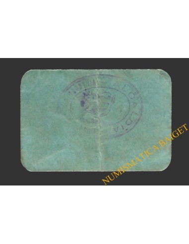 VILANOVA D'ESCORNALBOU (Tarragona) 1 pesseta 1937 