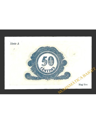 VILASSAR DE DALT (Barcelona) 50 cèntims juny del 1937