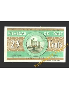 VILASSAR DE DALT (Barcelona) 25 cèntims juny del 1937
