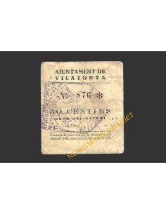 VILATORTA (Barcelona) 50 cèntims 1937