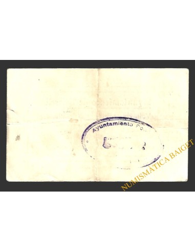 VILOSELL (Lleida) 25 cèntims abril del 1937