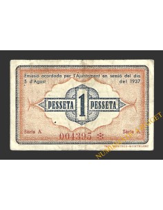 VIMBODÍ (Tarragona) 1 pesseta 8 d'agost del 1937 2