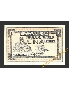 ALHAMA DE MURCIA (Murcia) 1 pesetqa 1937