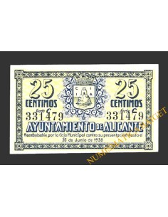 ALICANTE 25 céntimos, 17 de junio de 1937