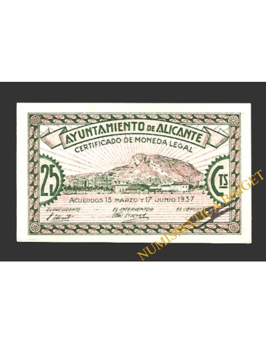 ALICANTE 25 céntimos, 17 de junio de 1937
