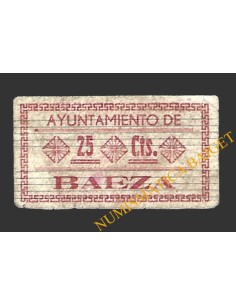 BAEZA (Jaén) 25 céntimos,1937
