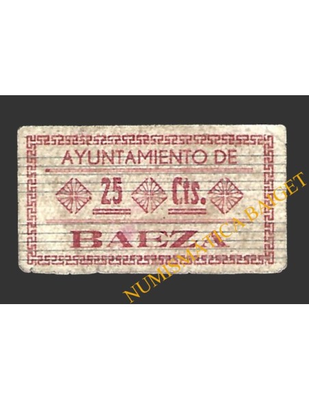 BAEZA (Jaén) 25 céntimos,1937