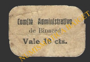 BINACED (Huesca) 10 céntimos, 1937