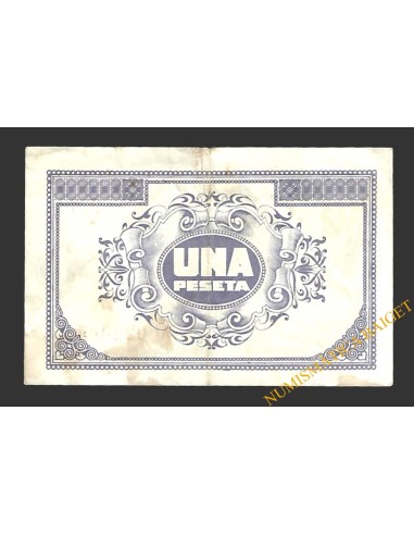 CASPE (Zaragoza) 1 peseta, 1937