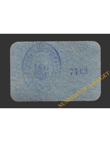 CHESTE (Valencia) 25 céntimos, 1937