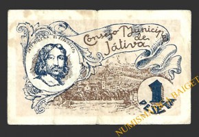 JÁTIVA (Valencia) 1 peseta, 5 de junio de 1937 