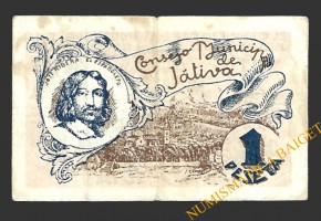 JÁTIVA (Valencia) 1 peseta, 5 de junio de 1937 