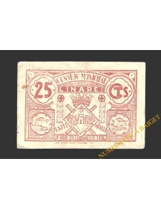 LINARES (Jaén) 25 céntimos, 1937