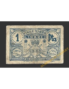 LINARES (Jaén) 1 peseta, 1937