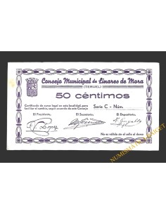 LINARES DE MORA (Teruel) 50 céntimos, 1937