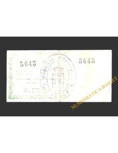 MONZÓN (Huesca) 50 céntimos, agosto de 1937 2