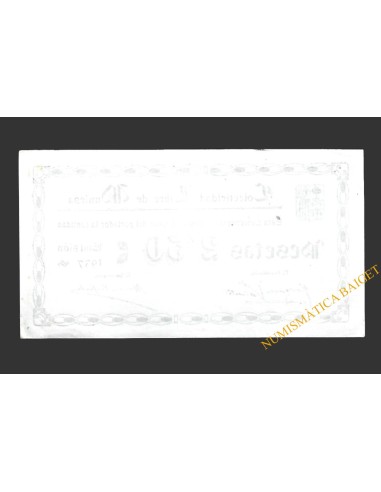 MUNIESA (Teruel) 2'50 pesetas 1937