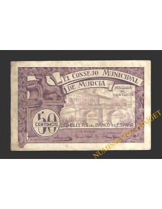 MURCIA 50 céntimos, agosto de  1937