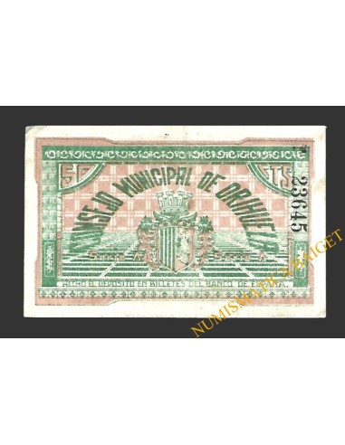 ORIHUELA (Alicante), 50 céntimos, 13 de mayo de 1937