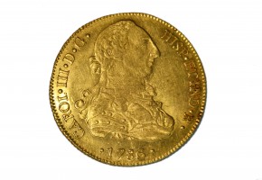 CARLOS III - 1786/5 8 Escudos Potosí