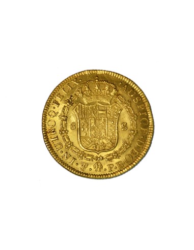 CARLOS III - 1786/5 8 Escudos Potosí