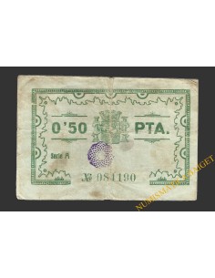 UNION, LA (Murcia),50 céntimos junio de 1937 2