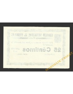 UTRILLAS (Teruel) 25 céntimos 1937 2