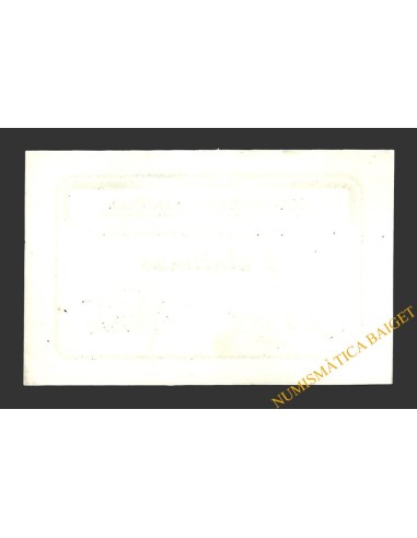 SANTOLEA (Teruel), 5 céntimos, 1937