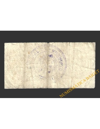 SARIÑENA (Huesca), 1 peseta, julio de 1937