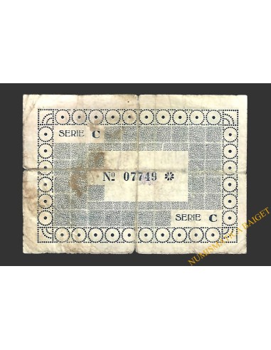 SÁSTAGO (Zaragoza), 1 peseta, 11 de mayo de 1937