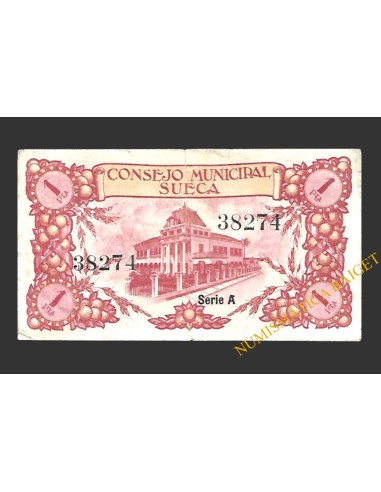 SUECA (Valencia), 1 peseta, 1 de junio de 1937