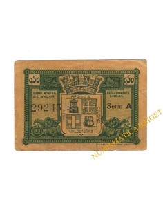VALDEPEÑAS (Ciudad Real) 50 céntimos 1937 2