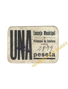 VILLAMAYOR DE CALATRAVA (Ciudad Real) 1 peseta 1937