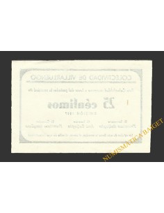 VILLARLUENGO (Teruel) 25 céntimos 1937 2