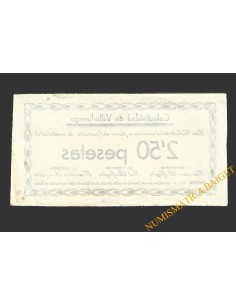 VILLARLUENGO (Teruel) 2'50 pesetas 1937 2