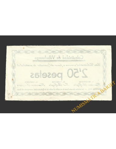 VILLARLUENGO (Teruel) 2'50 pesetas 1937