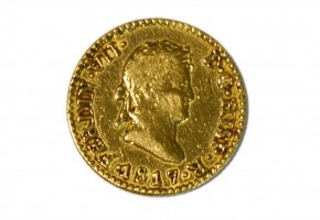 FERNANDO VII, 1817. 1/2 Escudo Madrid GJ