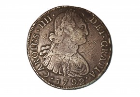 CARLOS IV - 1792. 8 REALES GUATEMALA-M