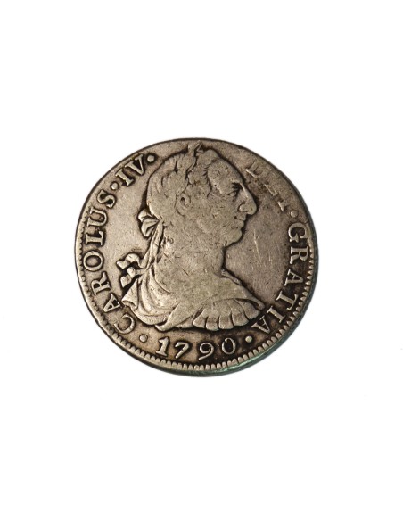 CARLOS IV - 1790. 8 REALES MEXICO-F.M.