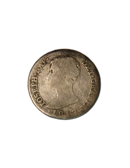 JOSÉ NAPOLEÓN 1813, 2 REALES MADRID-R.N.