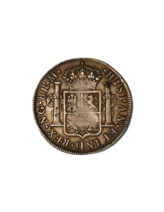FERNANDO VII 1821, 8 REALES GUATEMALA-M. 2