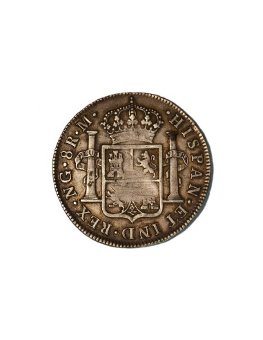 FERNANDO VII 1821, 8 REALES GUATEMALA-M.