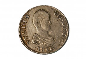 FERNANDO VII 1811, 2 REALES CATALUÑA-S.F. (TARRAGONA)