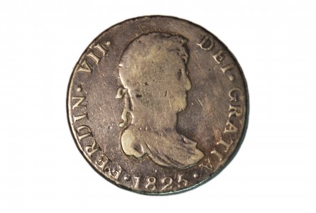 FERNANDO VII 1825, 4 REALES SEVILLA-J.B.