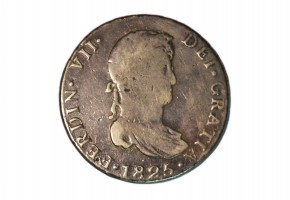 FERNANDO VII 1825, 4 REALES SEVILLA-J.B.
