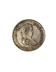 FERNANDO VII 1812, 2 REALES CATALUÑA-S.F. (PALMA DE MALLORCA)