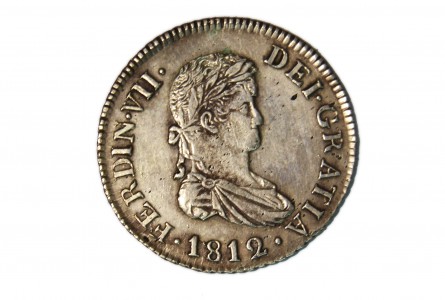 FERNANDO VII 1812, 2 REALES CATALUÑA-S.F. (PALMA DE MALLORCA)