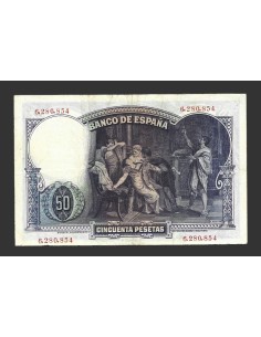 II REPÚBLICA ESPAÑOLA 50 PESETAS 1931 2